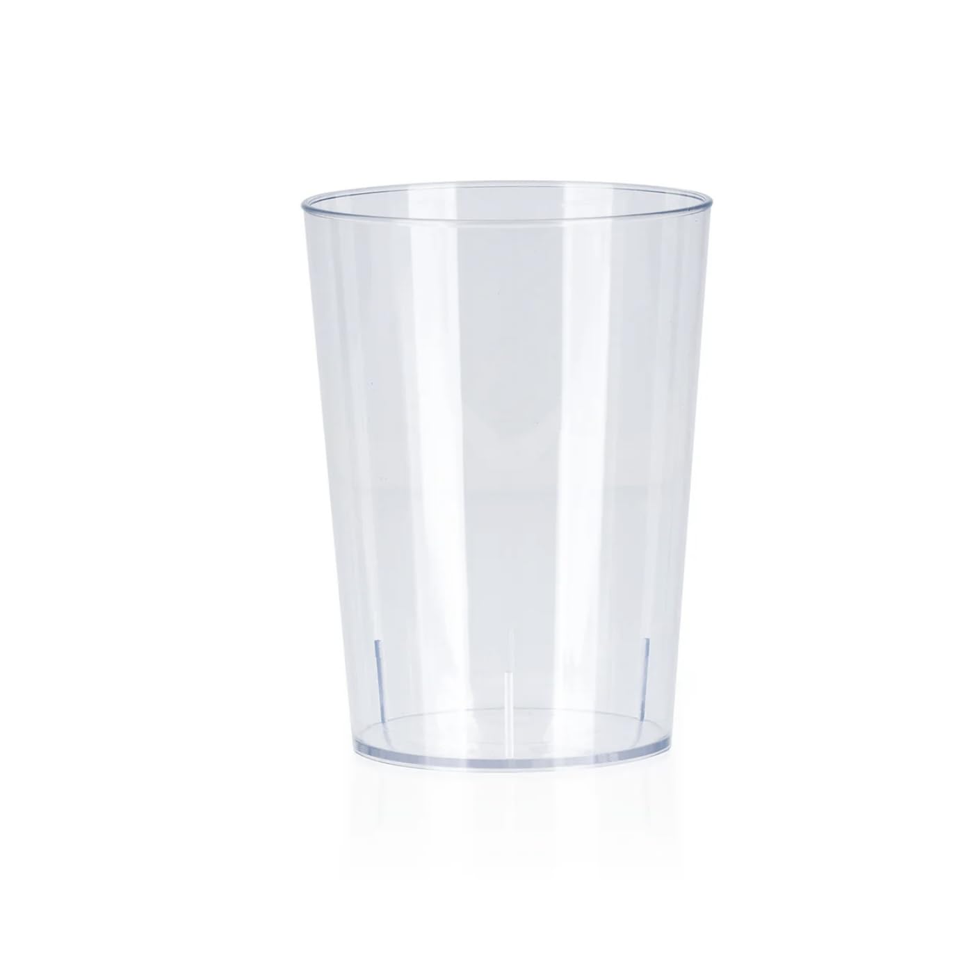 PAWOPA 24 Vasos de plástico reutilizables de 500 ML acrílicos transparentes ideales para sidra