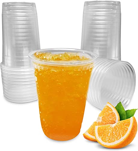 Vasos de Plastico 300 ML - Transparentes y Reutilizables - Uso en Fiestas, Oficina o Camping - Ecológico sin BPA