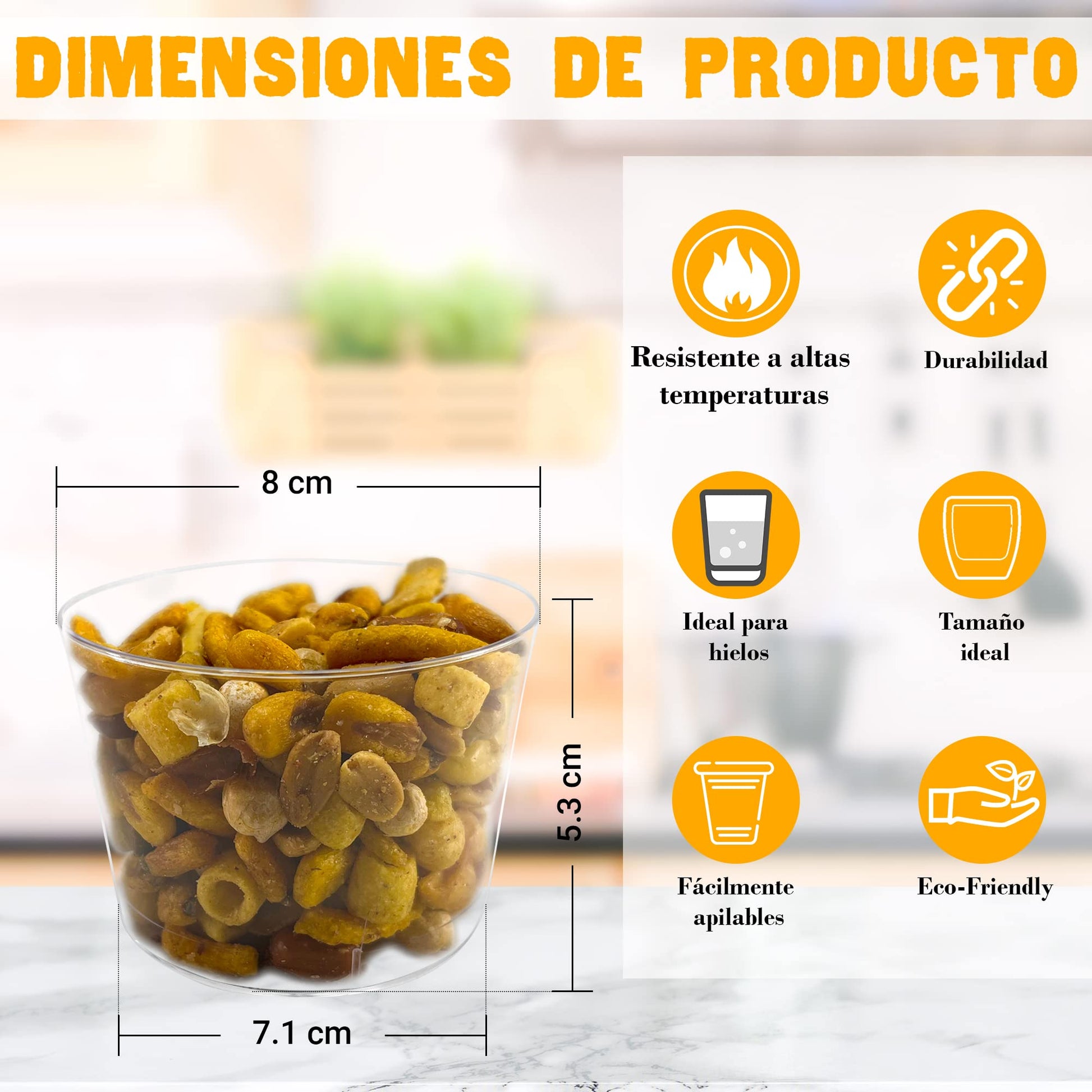 Vasos Chiquito de Plástico Reutilizables para Vino y Postres de 200 Ml .Vasitos Resistentes de Zurito y Aperitivos. Ideales para postres (mousse, souffle), frutas, entrantes y coctel