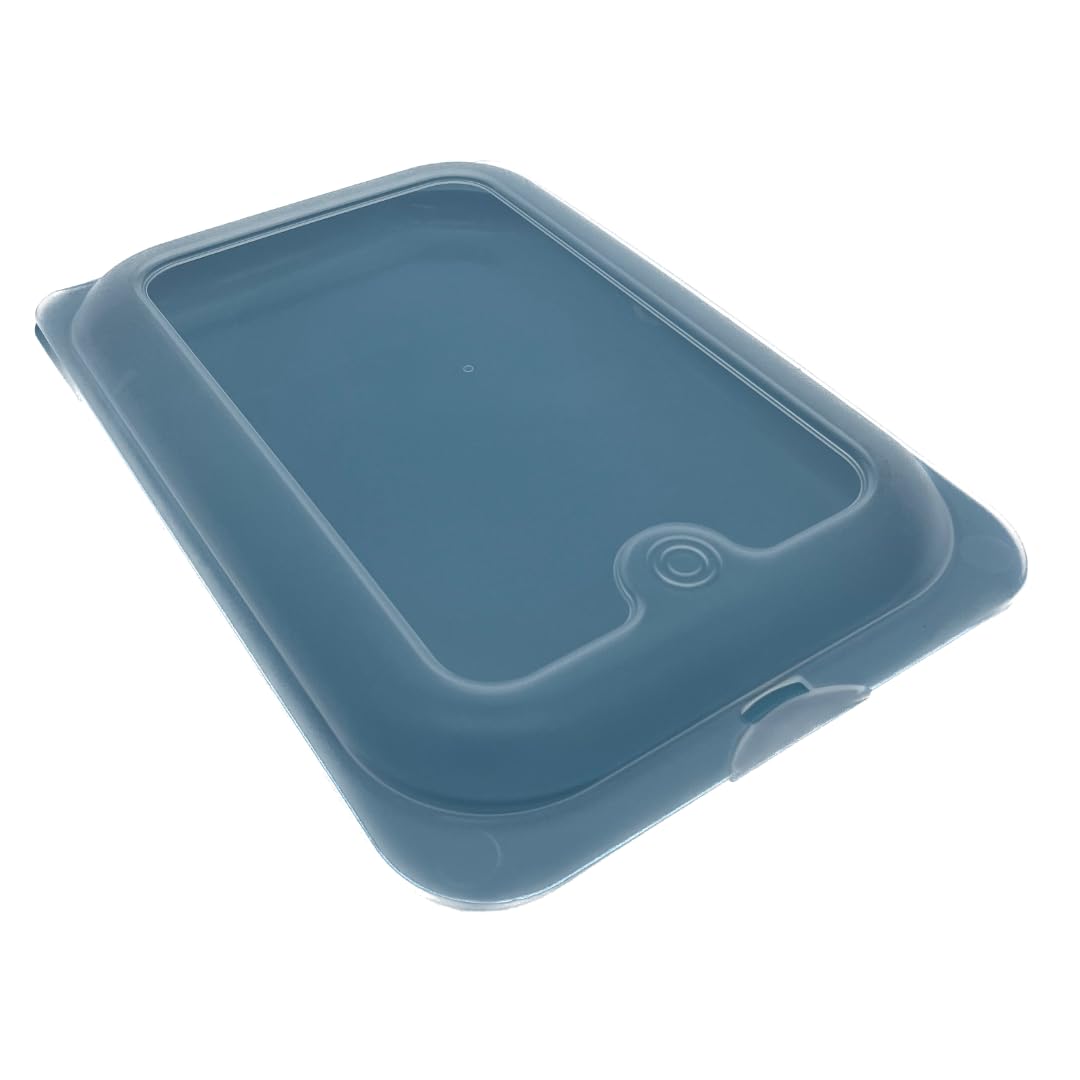 PAWOPA 3 organizzatori blu chiaro per salumi, salumi e alimenti. Contenitori per alimenti per frigorifero. Ideale per il lavoro, il campeggio e la spiaggia. Tuppers riutilizzabili e impilabili.