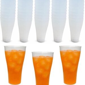 100 vasos de sidra cónicos 430 ml reutilizables